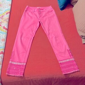 Hot pink women’s jeans!